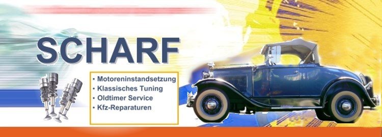 Motoreninstandsetzung kfz Reparaturen Oldtimer-Service Tuning
